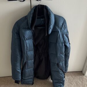 Apt. 9 Women's Blue Puffer Jacket